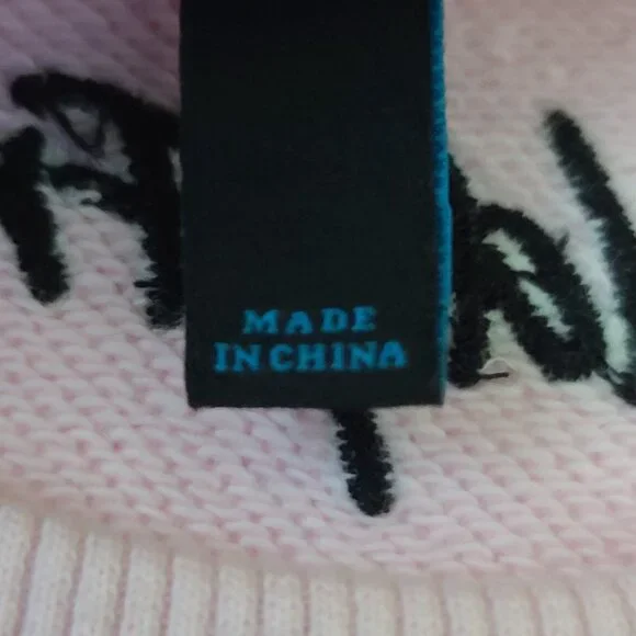 Teddy Fresh Lace Applique Bear Sweatshirt Small Pink Long Sleeve Fun Soft NWOT - Picture 9 of 9